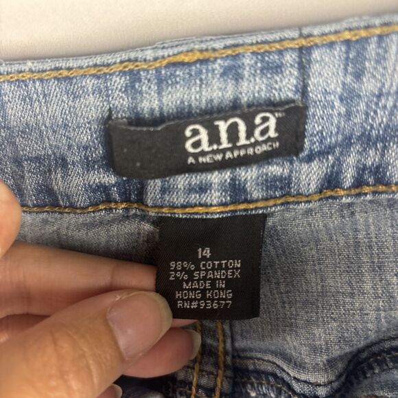 ANA A New Approach Woman’s Jeans Size 14 Bootcut 32 X 30 - Picture 13 of 14